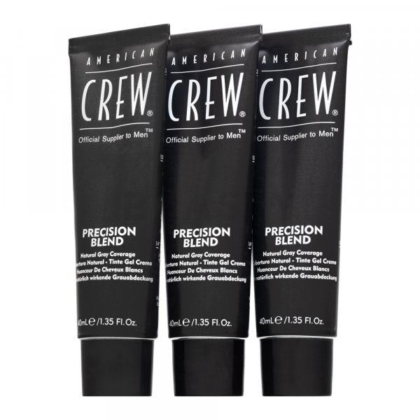 American Crew Precision Blend Natural Gray Coverage Light Blond 7-8 3 x 40 ml