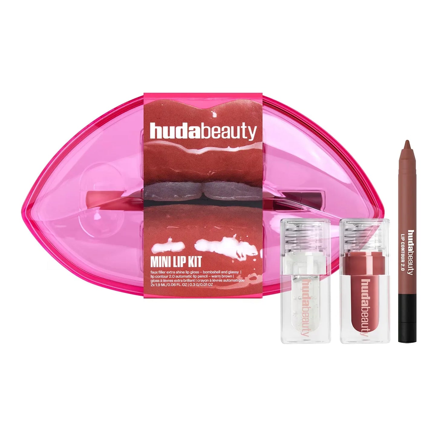 HUDA BEAUTY Mini Lip Kit - Lip makeup set