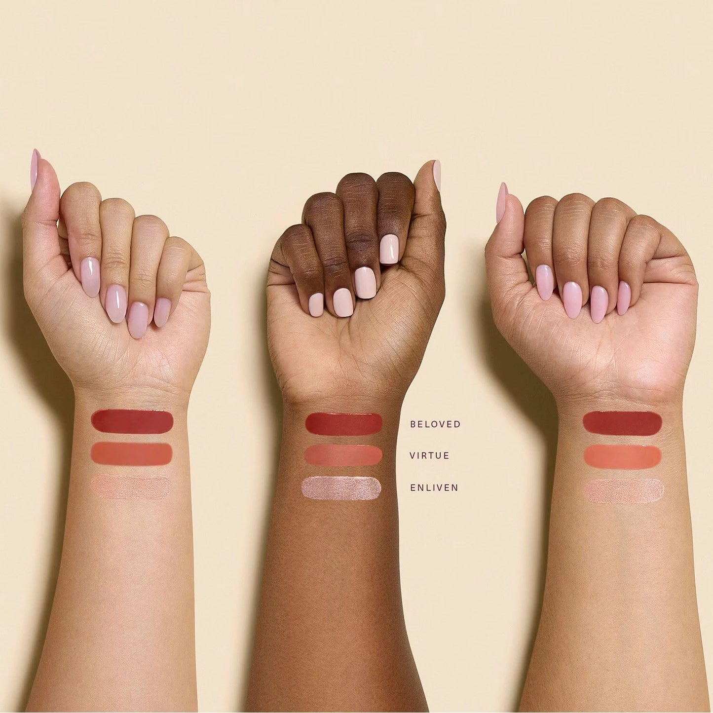 RARE BEAUTY Mini blush & highlighter trio