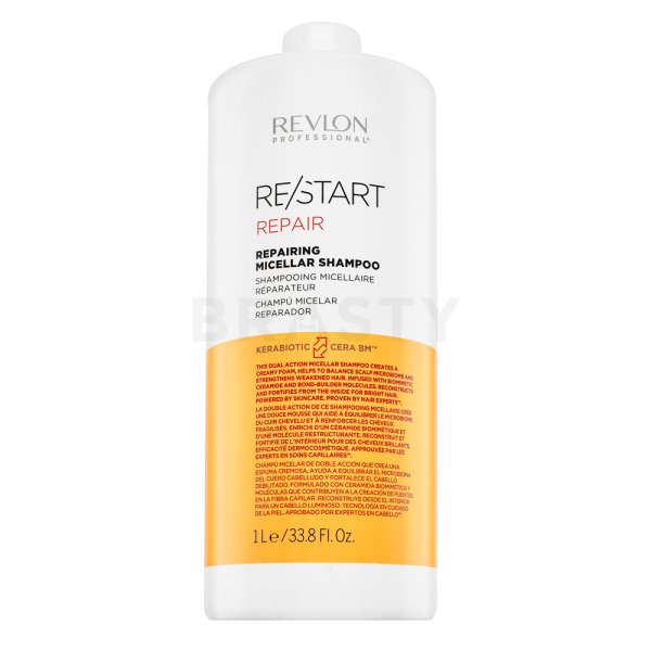 Revlon Professional Restart Recovery Restorative Micellar Shampoo 1000 ml