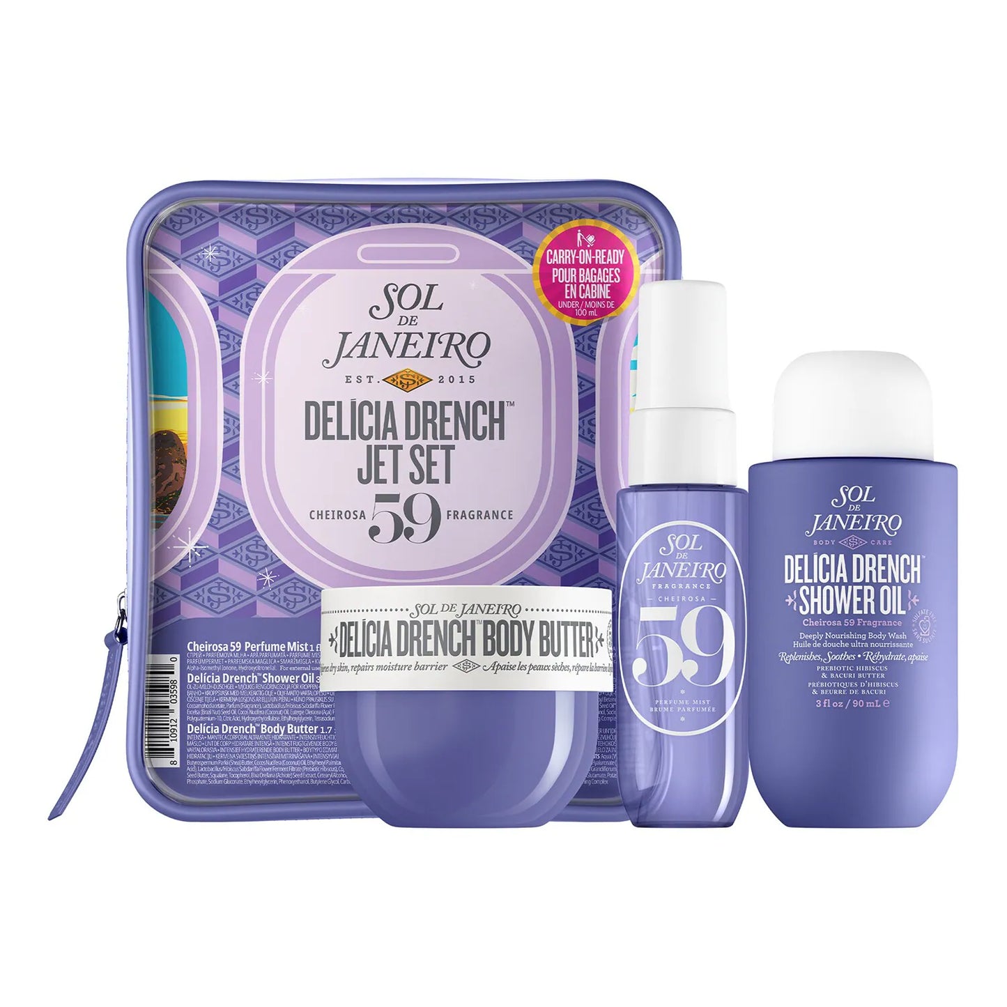 SOL DE JANEIRO Delicia Drench™ Jet Set - Body Kit