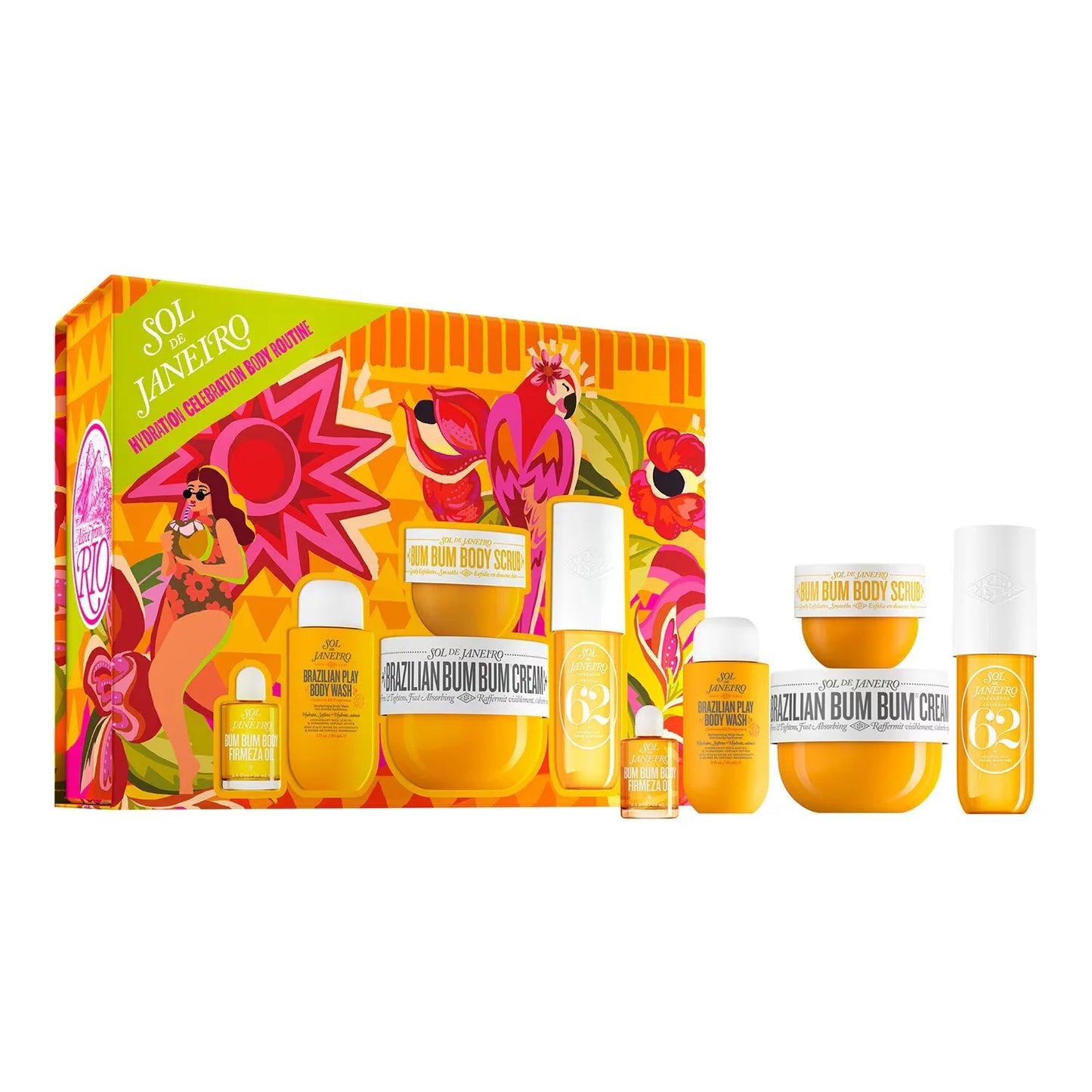 SOL DE JANEIRO Hydration Celebration Body Routine Set - Bodycare Routine Box