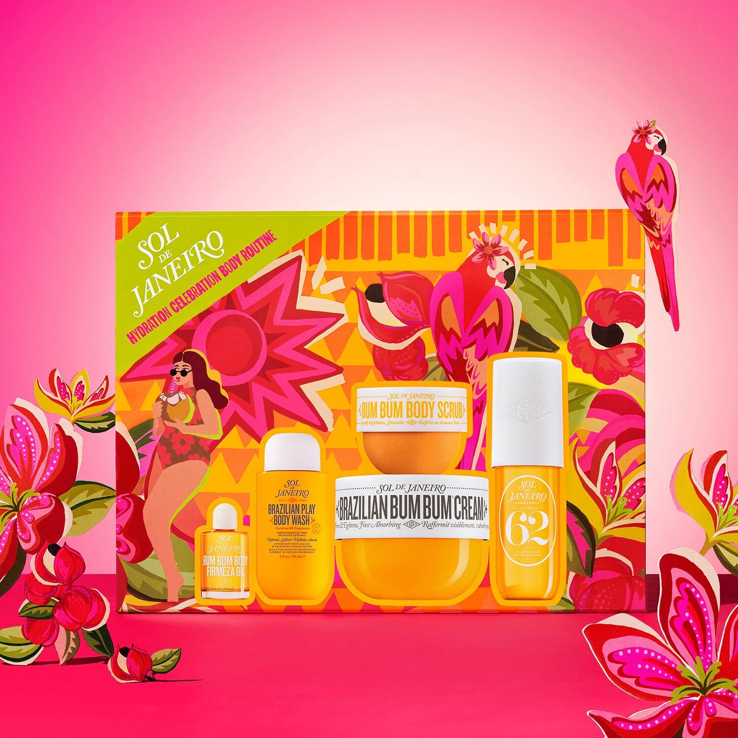 SOL DE JANEIRO Hydration Celebration Body Routine Set - Bodycare Routine Box