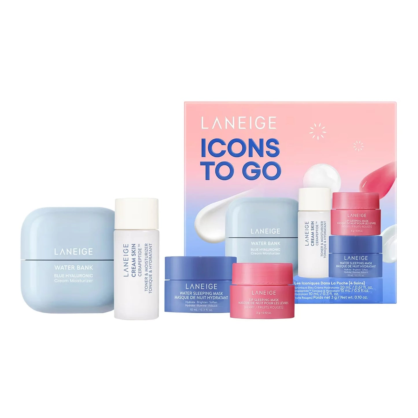 LANEIGE Icons to Go Set - Facial Care Set