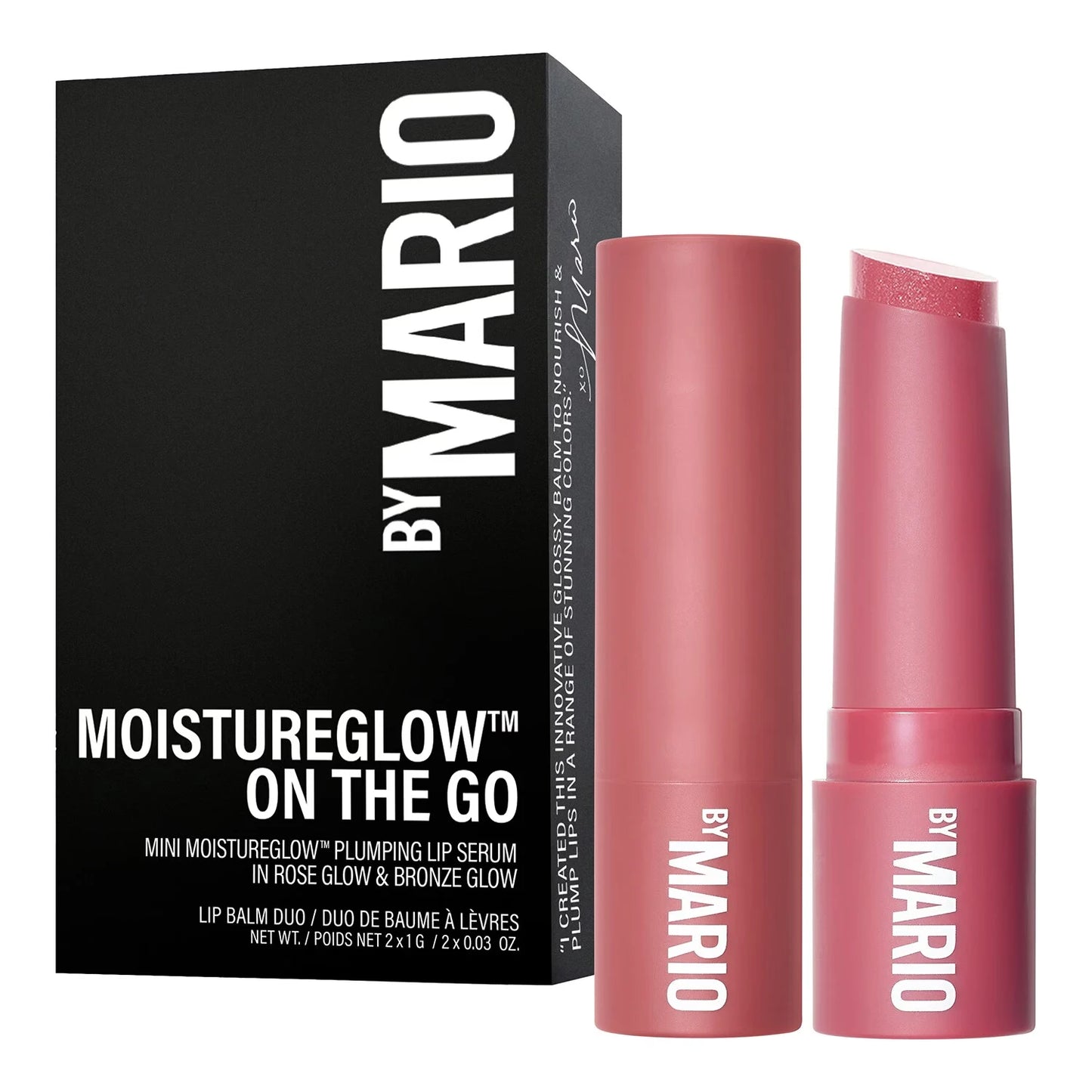 MAKEUP BY MARIO MoistureGlow™ On The Go - Lip Balm Duo