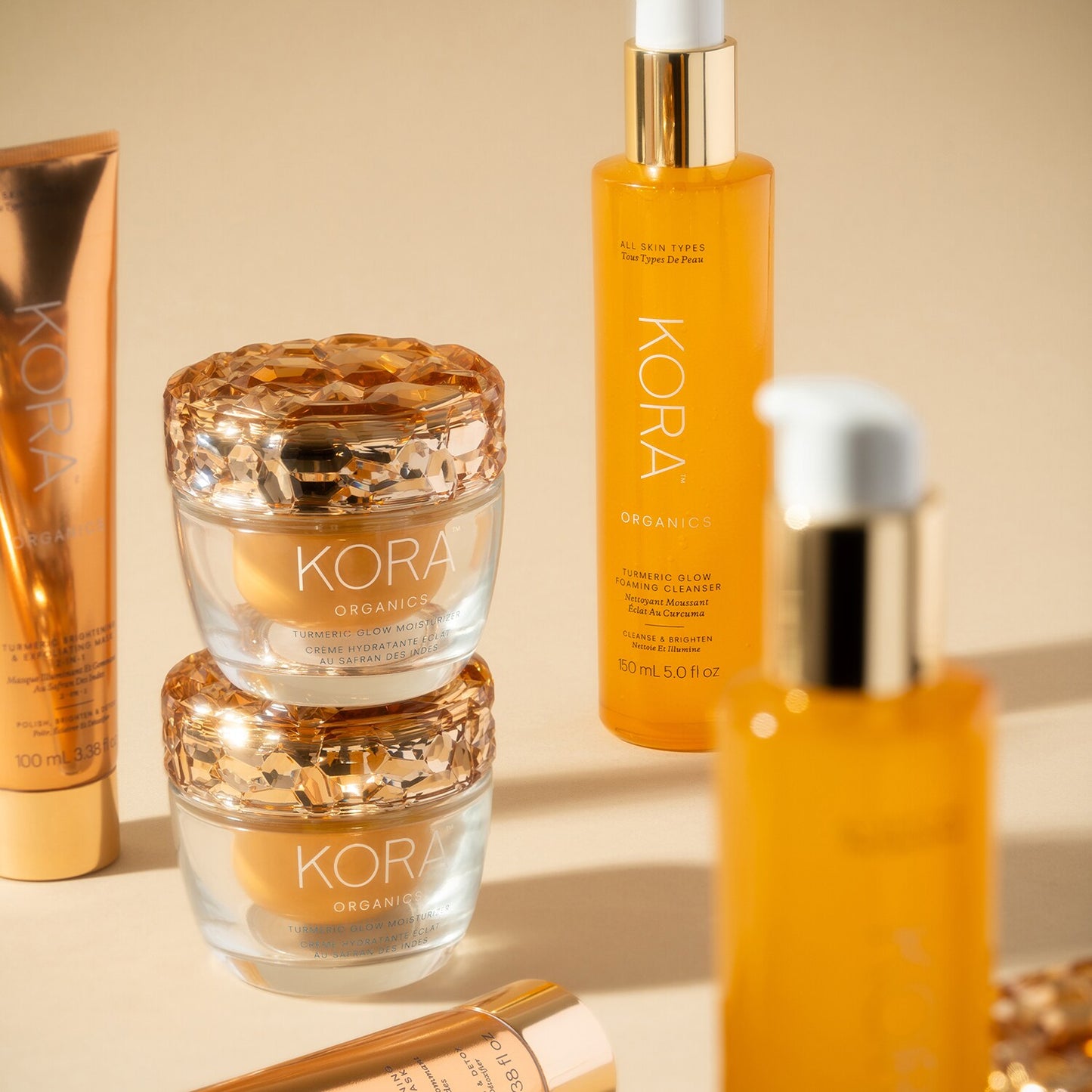 KORA ORGANICS Turmeric Glow Foaming Cleanser - Foaming facial cleansing gel