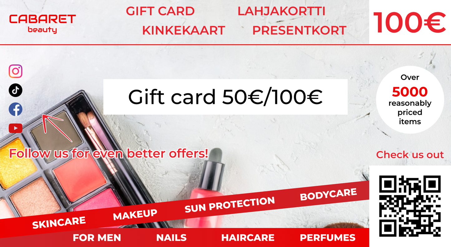 Cabaret Beauty Gift Card