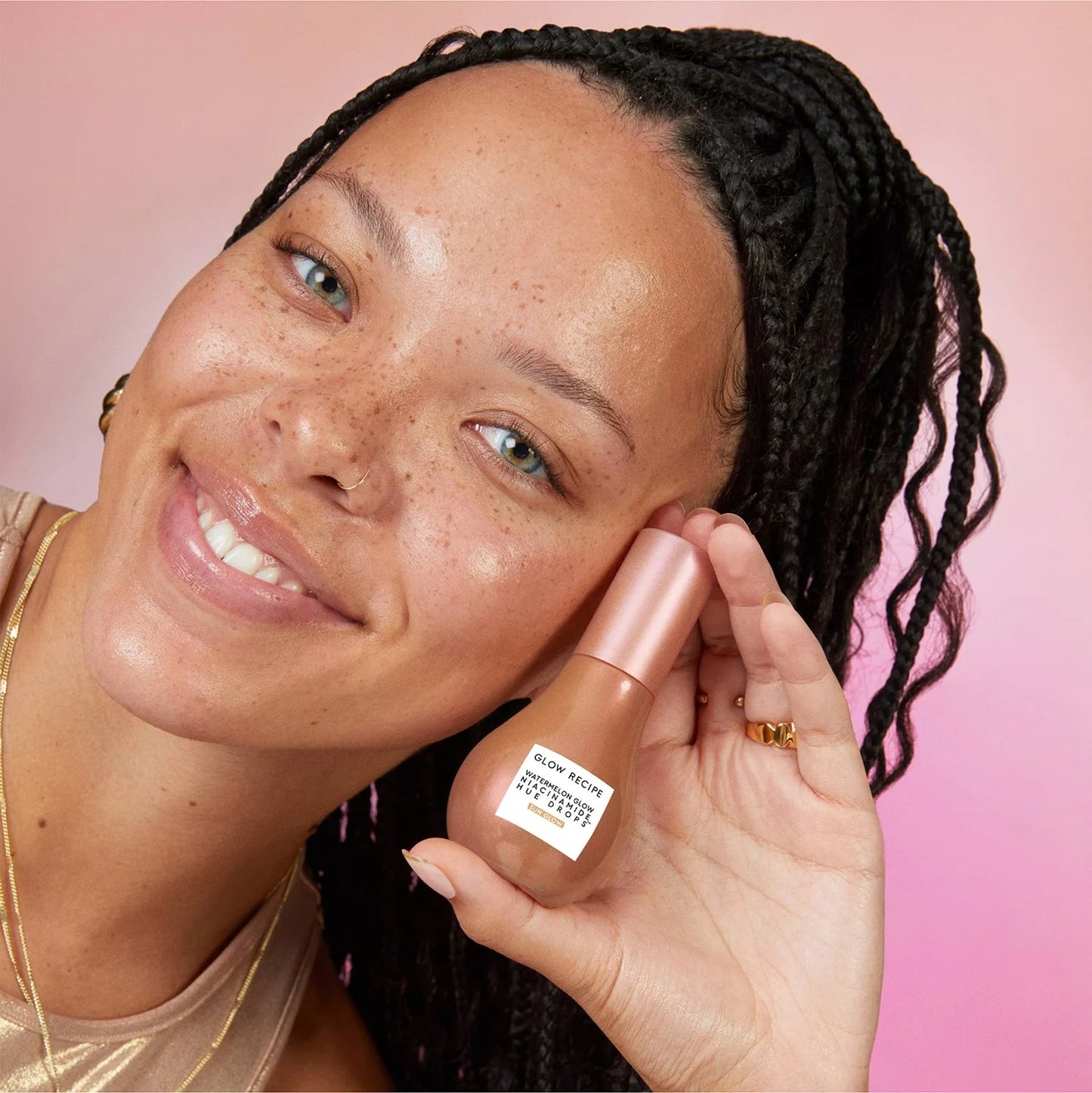 GLOW RECIPE Watermelon Glow Hue Drops - Tinted Drops with Niacinamide