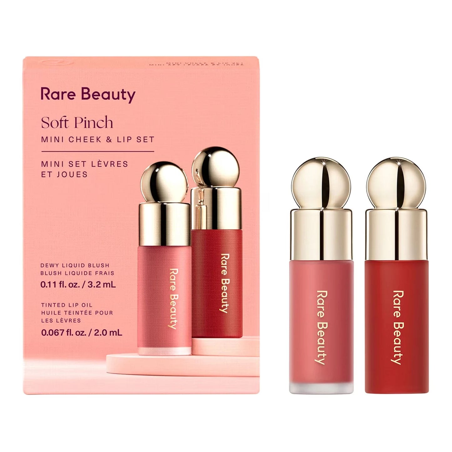 RARE BEAUTY Soft Pinch Set - Mini Lip & Cheek Set