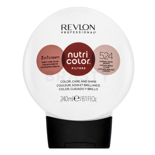 Revlon Professional Nutri Color Filters 3in1 Cream 524 Coppery Pearl Brown 240 ml
