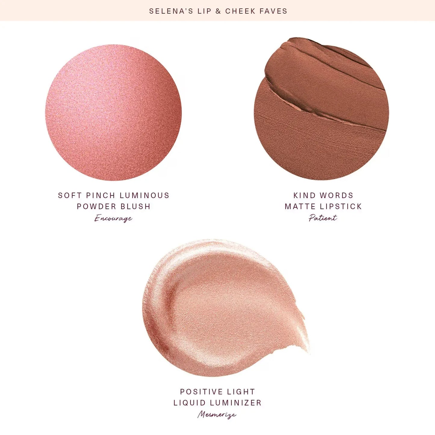 RARE BEAUTY Selena's Lip & Cheek Favorites