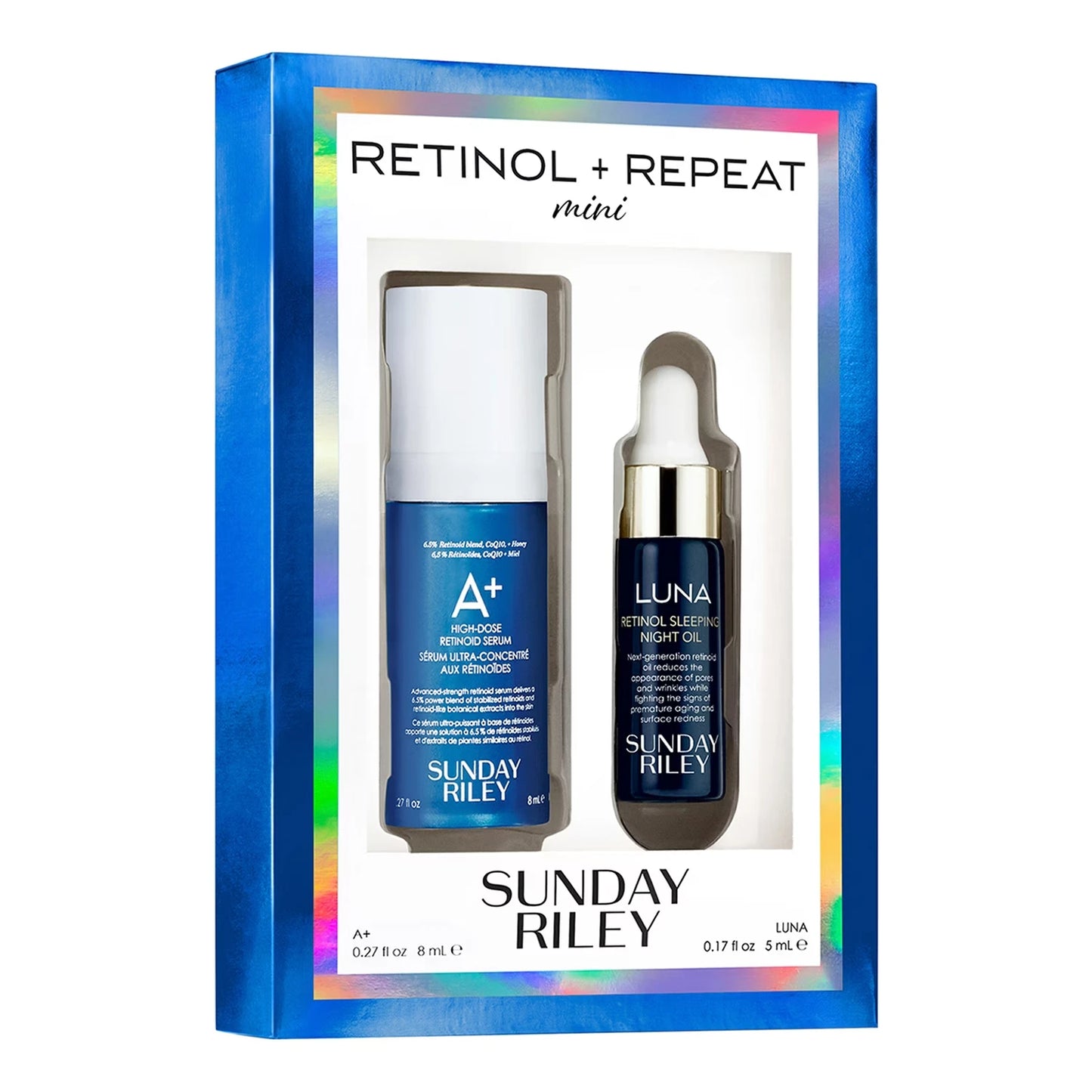 SUNDAY RILEY Retinol + Repeat Mini - Facial Care Set
