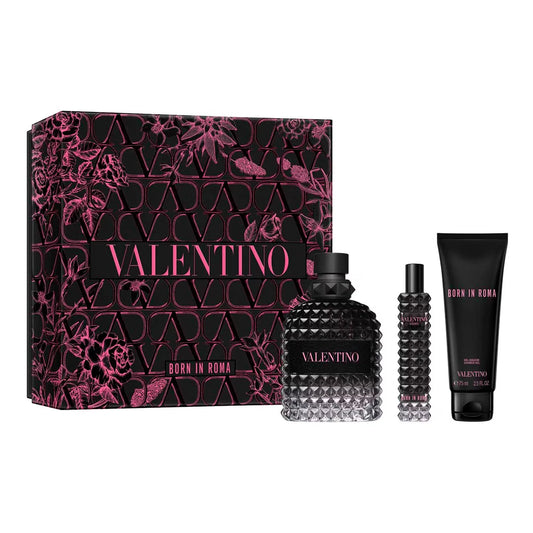 VALENTINO Born in Roma Uomo - Aromatic Woody Eau de Toilette Gift Set for Him
