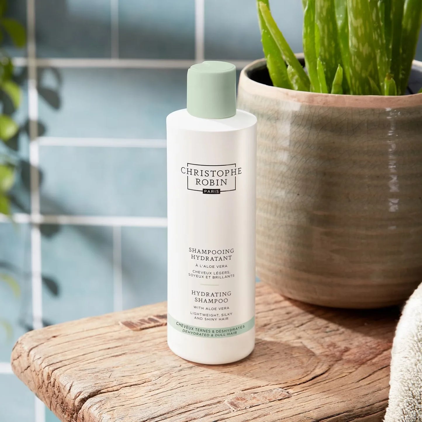 CHRISTOPHE ROBIN Moisturizing shampoo with aloe vera