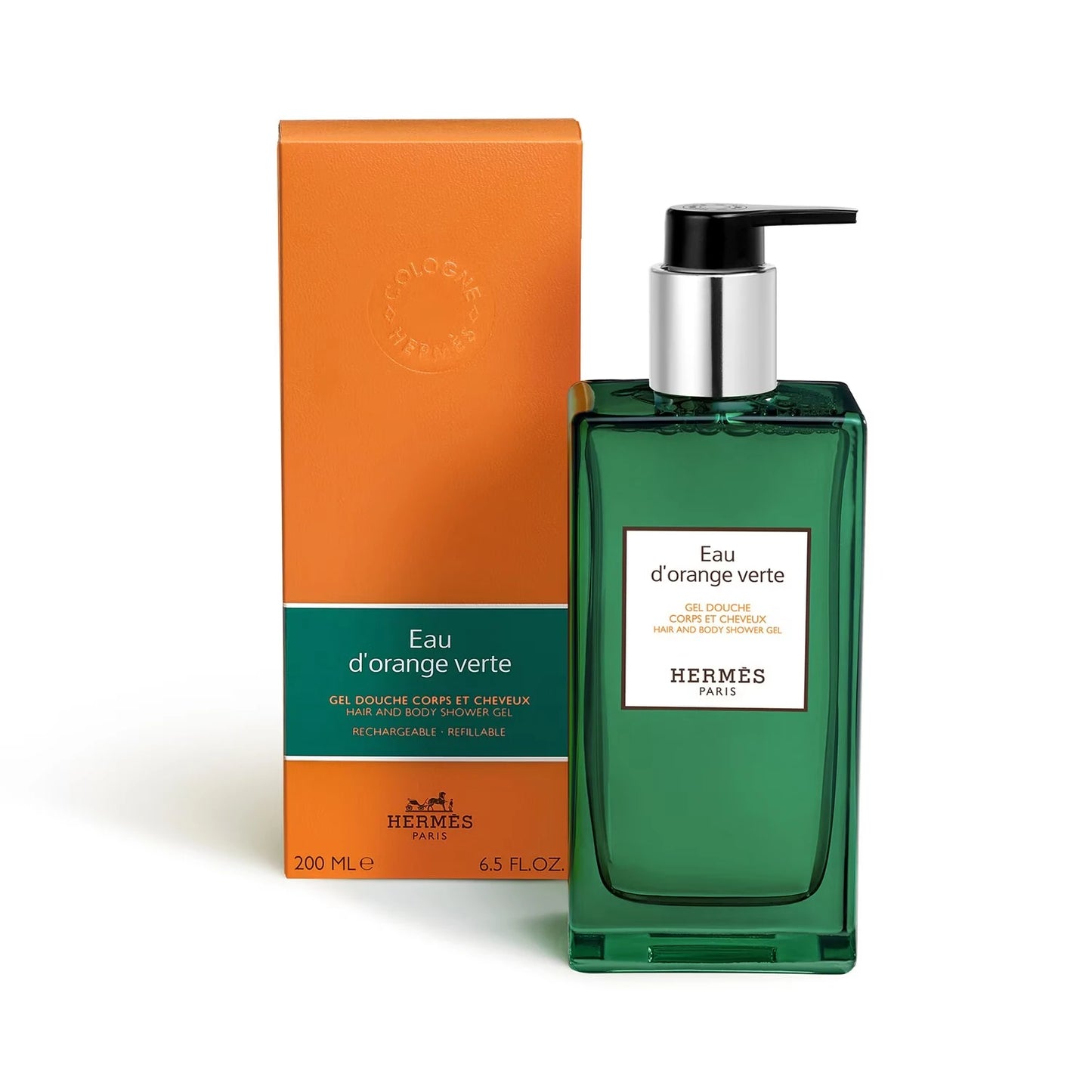 HERMÈS Green orange water Shower gel for body and hair