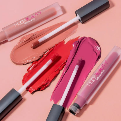 HUDA BEAUTY Liquid Matte - Ultra-Comfortable, Transfer-Free Long-Lasting Matte Lipstick