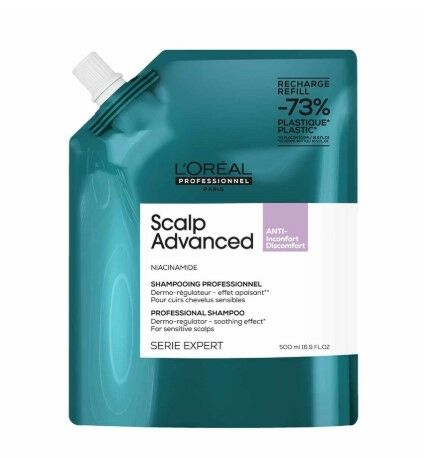 L´Oréal Professionnel Scalp Advanced Anti-Discomfort Shampoo Refill 500 ml