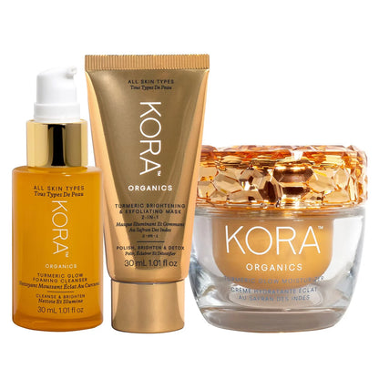KORA ORGANICS Turmeric Brightening Trio - Gift Set
