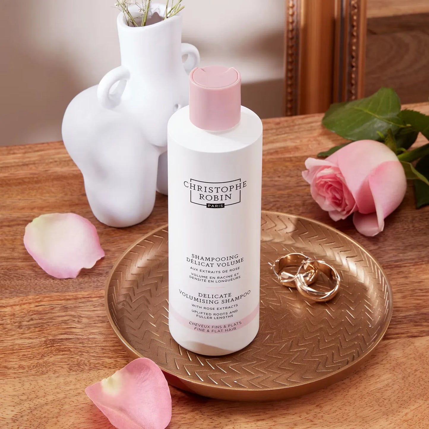 CHRISTOPHE ROBIN Volume shampoo with rose extracts
