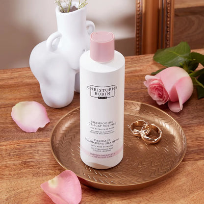 CHRISTOPHE ROBIN Volume shampoo with rose extracts