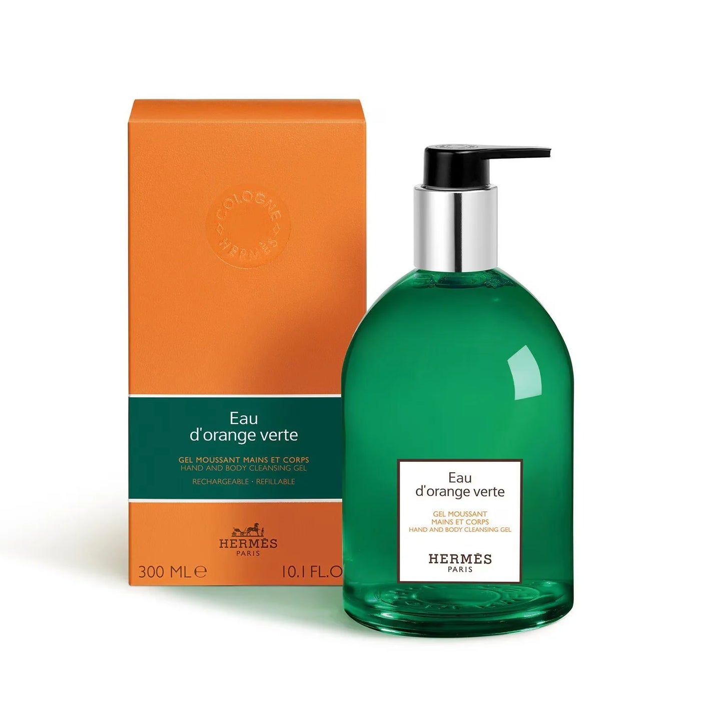 HERMÈS Green orange water Foaming hand and body gel