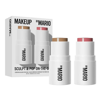 MAKEUP BY MARIO Sculpt & Pop On the Go - Mini Contour and Blush Duo