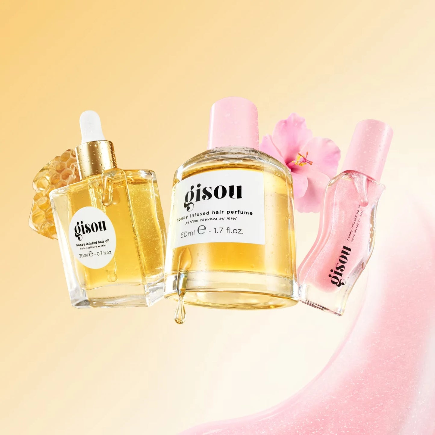 GISOU Honey Gloss Hydration Trio - Best-selling hydration set