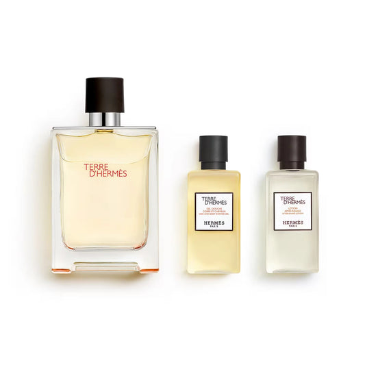 HERMÈS Terre d'Hermès - Eau de Toilette, Shower Gel and Aftershave Balm Set